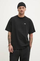 Vans pamut póló fekete, férfi, sima, VN000P1PBLK1 - fekete L