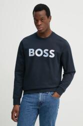 HUGO BOSS pamut melegítőfelső sötétkék, férfi, sima, 50531310 - sötétkék M