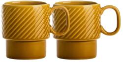 sagaform bögre készlet Coffee & More 250 ml 2 db sárga - sárga Univerzális méret