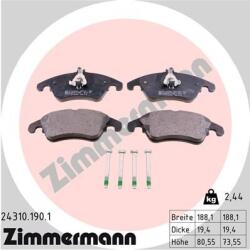 ZIMMERMANN Set placute frana ZIMMERMANN 24310.190. 1 (24310.190.1)