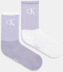 Calvin Klein Jeans zokni 2 pár lila, női, 701229467 - lila 39/42