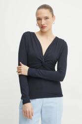 HUGO BOSS felső sötétkék, női, sima, 50534546 - sötétkék L