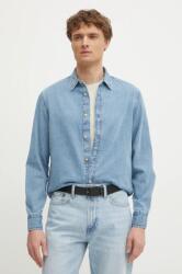 GUESS farmering RONNIE férfi, galléros, regular, M5RH77 D5L01 - kék S