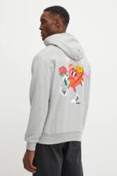 Adidas pamut melegítőfelső MBN HOODIE - szürke M