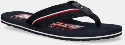 Tommy Hilfiger flip-flop CORPORATE HILFIGER BEACH SANDAL sötétkék, férfi, FM0FM05436 - sötétkék Férfi 42