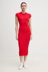 Tommy Hilfiger ruha piros, midi, testhezálló, WW0WW44493 - piros S