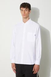 Awake NY pamut ing Embroidered Oxford Shirt férfi, legombolt galléros, fehér, relaxed, SP24-TP001 - fehér L