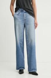 rag & bone farmer női, magas derekú széles, WCW23F70018201 - kék S