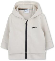 HUGO BOSS baba felső bézs, sima, kapucnis, J52095 - bézs 94