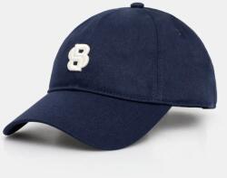 BOSS pamut baseball sapka - sötétkék Univerzális méret - answear - 15 090 Ft
