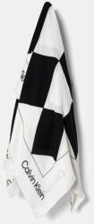 Calvin Klein kendő fekete, női, mintás, K60K613232 - fekete Univerzális méret