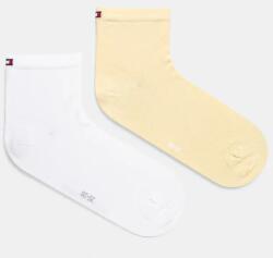 Tommy Hilfiger zokni 2 pár sárga, női, 373001001 - sárga 35/38