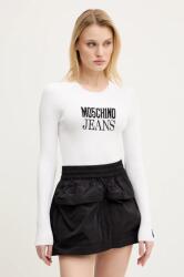 Moschino Jeans pulóver könnyű, női, fehér, 0937 3203 - fehér XL