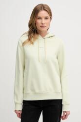 Calvin Klein pamut melegítőfelső bézs, női, nyomott mintás, kapucnis, J20J225364 - bézs S - answear - 24 990 Ft