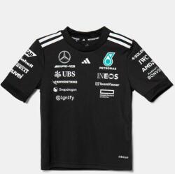 Adidas gyerek póló MER DR fekete, mintás, JW5363 - fekete 140