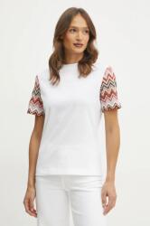 Missoni t-shirt női, fehér, DS25SL01. BJ00N7 - fehér S