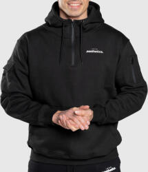 Iron Aesthetics Oversize cipzáros pulóver Iron Aesthetics Loaded, fekete: XXL Fekete