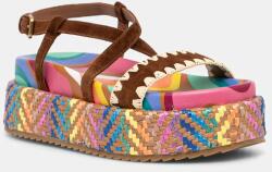 Kurt Geiger London velúr szandál Chelsea Flatform Sandal női, platformos, 4352269209 - többszínű Női 38