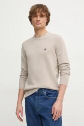 Calvin Klein pamut pulóver könnyű, bézs, J30J326745 - bézs M