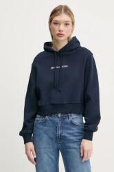 Red Bull Racing x Pepe Jeans felső CROPPED LOGO HOODY sötétkék, női, nyomott mintás, kapucnis, RL580008 - sötétkék XL