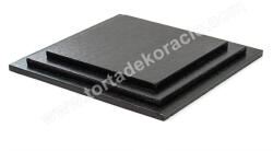Tortadob fekete 35*35 cm
