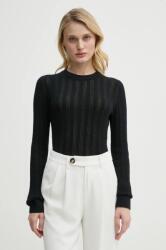 Filippa K pamut pulóver könnyű, női, fekete, 31316 - fekete XL