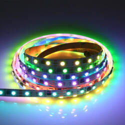 24LED Banda LED Digitala 60LED IC2815 60PIXELI , 12V , 10W , RGB 1LEDS , IP20 , 10mm
