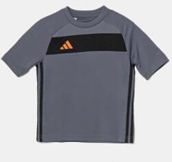 Adidas gyerek póló szürke, mintás, JD0587 - szürke 164