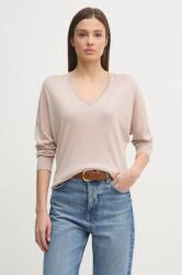 Benetton pulóver könnyű, női, bézs, 103VD402R - bézs L
