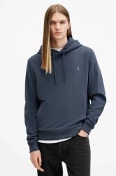 AllSaints pamut melegítőfelső RAVEN OTH HOODY sötétkék, férfi, sima, kapucnis, M003NZ - sötétkék S