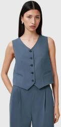 AllSaints mellény ALEIDA egysoros gombolású, W005QC - kék 40
