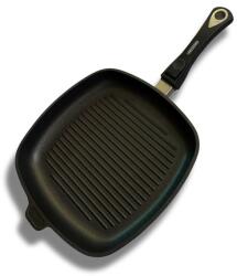Proficookware Professzionális titán grillserpenyő Proficookware 28 x 28 cm indukciós grillsütőhöz is levehető fogantyúval