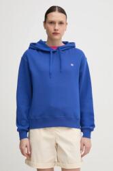 Tommy Hilfiger pamut melegítőfelső lila, női, sima, kapucnis, WW0WW45979 - lila XL