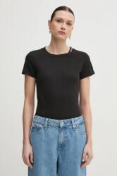 Calvin Klein Jeans pamut póló női, fekete, J20J225540 - fekete L