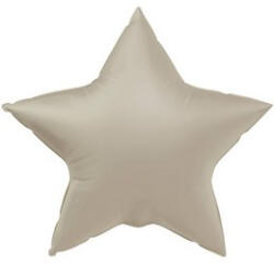 Folat Egyszínű csillag lufi 18" 45cm Matt krém, latte (LUFI311131)