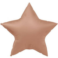 Folat Egyszínű csillag lufi 18" 45cm Matt púder (LUFI367891)