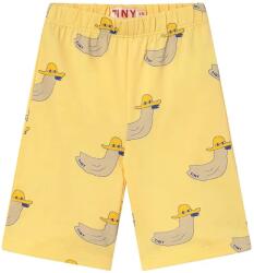 Tinycottons baba pamut nadrág DUCKS BABY PANT sárga, mintás, SS25-014 - sárga 92