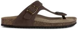 Geox nubuk papucs D BRIONIA barna, női, lapos talpú, D35LSK 00032 C6009 - barna Női 36