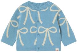 Tinycottons baba pamut kardigán BOWS CARDIGAN BABY könnyű, SS25-323 - kék 68