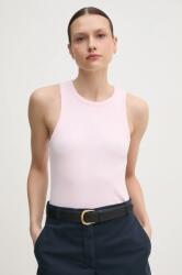 Tommy Hilfiger top női, rózsaszín, WW0WW38635 - rózsaszín XL