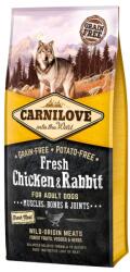 CARNILOVE Fresh Adult Dog Chicken & Rabbit Muscles, Bones & Joints- Csirke és Nyúl Hússal 12kg (LPHT-CL170868)