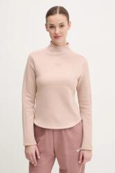 Adidas felső INTERLOCK LS bézs, női, sima, JJ0938 - bézs XS