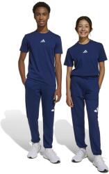 Adidas gyerek melegítőnadrág sötétkék, nyomott mintás, JE1398 - sötétkék 140
