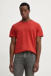 Levi's pamut póló SS ORIGINAL HM TEE narancssárga, férfi, sima, 56605 - narancssárga XL