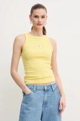 Calvin Klein Jeans top sárga, J20J225311 - sárga M