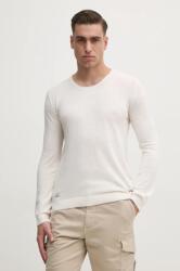 Pepe Jeans vászonkeverék pulóver LAYNE könnyű, férfi, bézs, PM702519 - bézs M