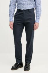 Pepe Jeans nadrág SLIM CHINO POPLIN férfi, sötétkék, egyenes, PM211873 - sötétkék 31