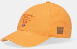 Aeronautica Militare pamut baseball sapka narancssárga, nyomott mintás, HA1204CT2476 - narancssárga Univerzális méret