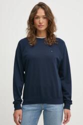 Tommy Hilfiger felső sötétkék, női, sima, UW0UW05771 - sötétkék XS