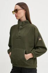 Superdry gyapjú pulóver zöld, sima, W2012171A-ZC3 - zöld L